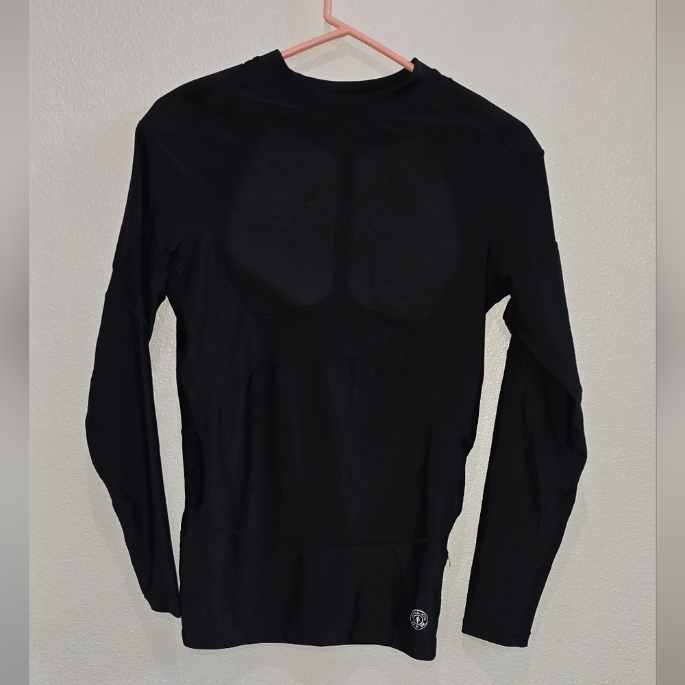 Golds gym Black padded body mapping shirt Men's medium